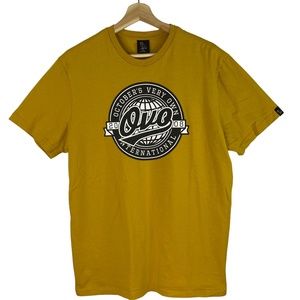 OVO Octobers Very Own International Drake Yellow Tee T Shirt Mens Sz Large